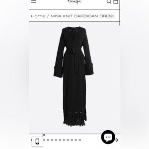 Hanifa Miya Knot Cardigan Dress